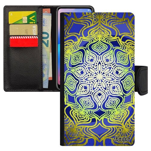 фото Чехол книжка на смартфон iphone 8, "мандала" индийский восточный utaupia