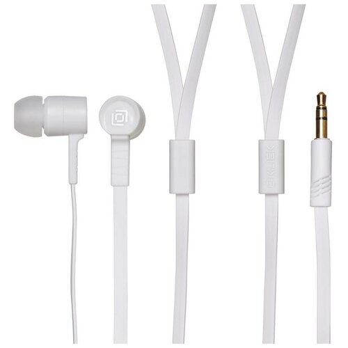 Наушники вкладыши Оклик HP-S-220 11м белый проводные в ушной раковине D2-1W 181600₽