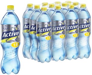 Вода питьевая Aqua Minerale Active негазированная Цитрус, ПЭТ, 12 шт. по 1 л