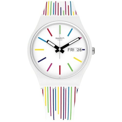 Наручные часы swatch gw712 (WHITE SAMBA). Оригинал, от официального представителя., белый