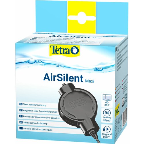 Компрессор Tetra AirSilent Maxi для аквариумов объемом до 80 л 1 шт 2781₽