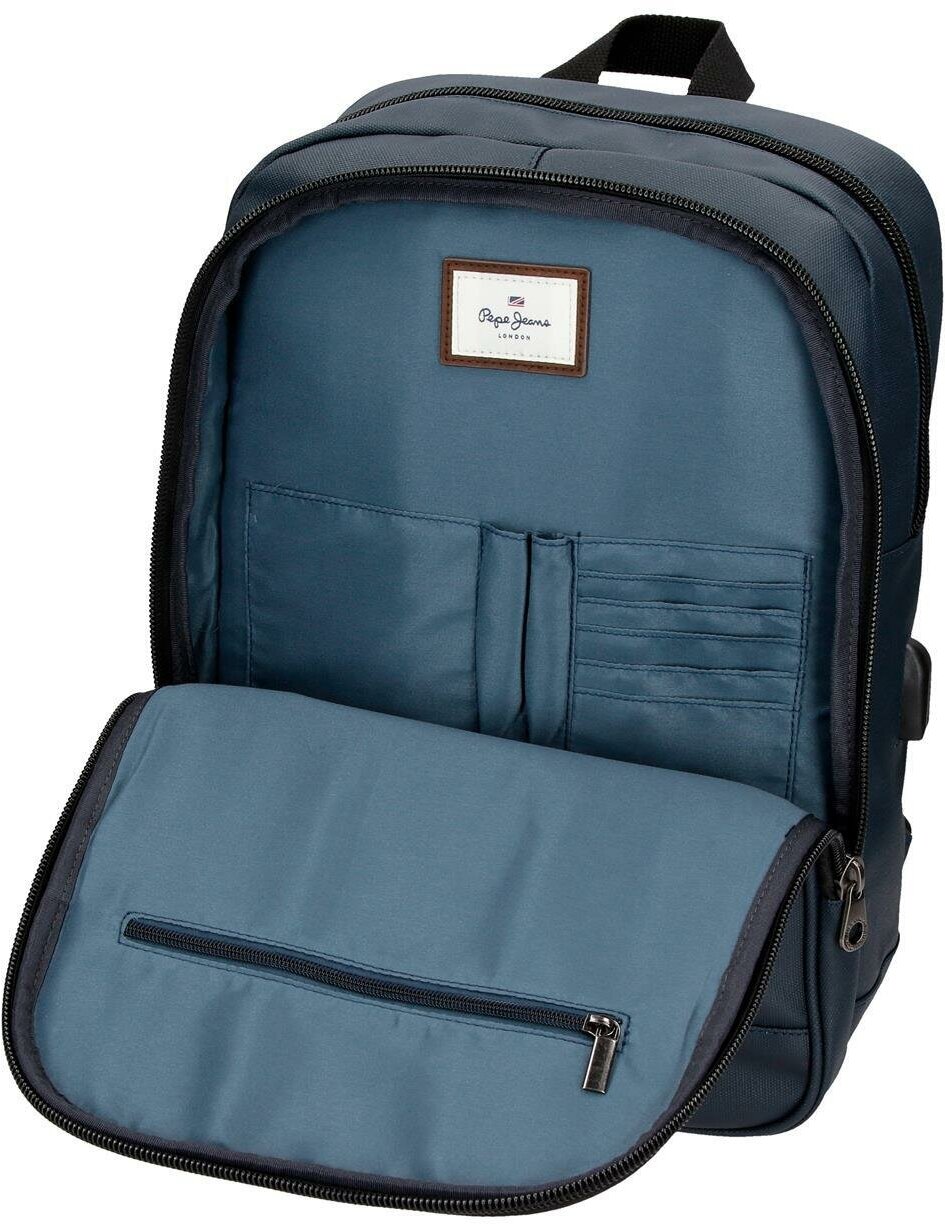 Сумка для ноутбука мужская Pepe Jeans Bags , синяя - фото №14