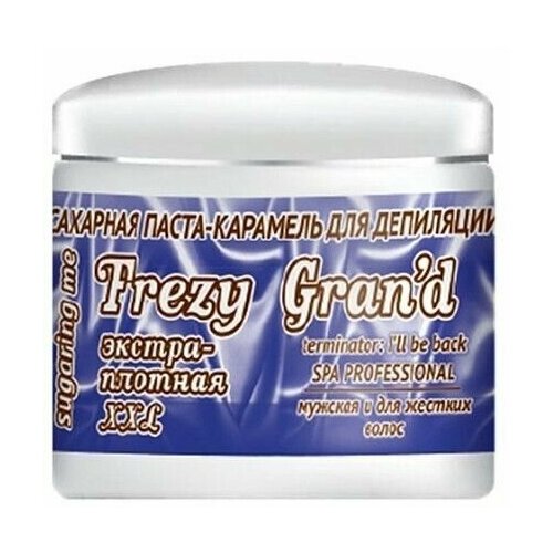 Сахарная паста Frezy Grand для шугаринга экстра плотная для мужчин Caramel Extra Strong XXL Terminator: I'll be back 750 г