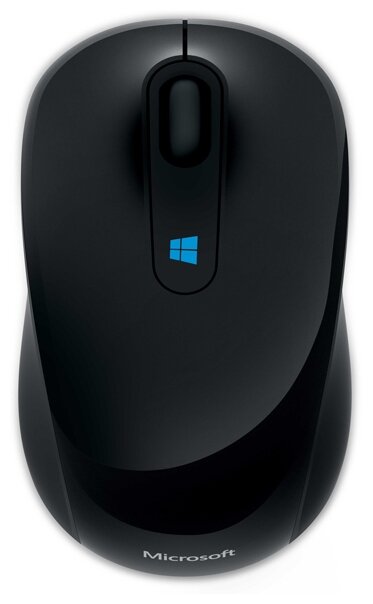 Мышь Microsoft Sculpt Mobile Mouse Black, оптическая, беспроводная, черный [43u-00003]