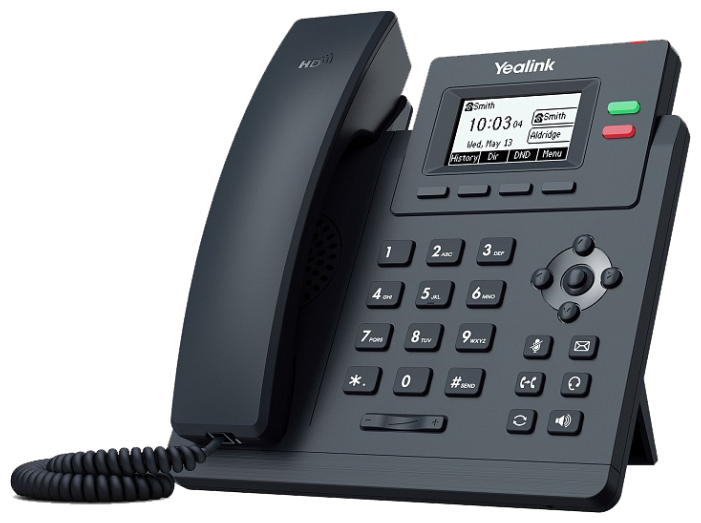 VoIP-телефон Yealink SIP-T31P 2 линии, 2 SIP-аккаунта PoE