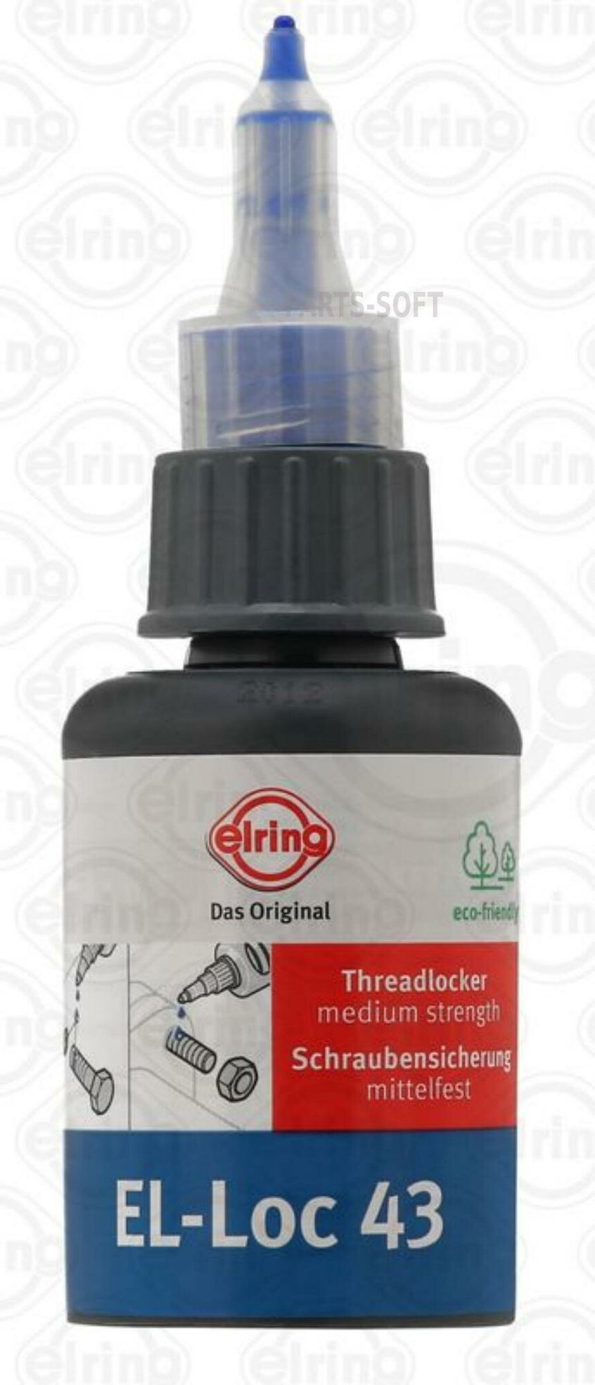 ELRING 954.000 Фиксатор резьбы 50ml (средне твердый) синий /-55°C +180°C/