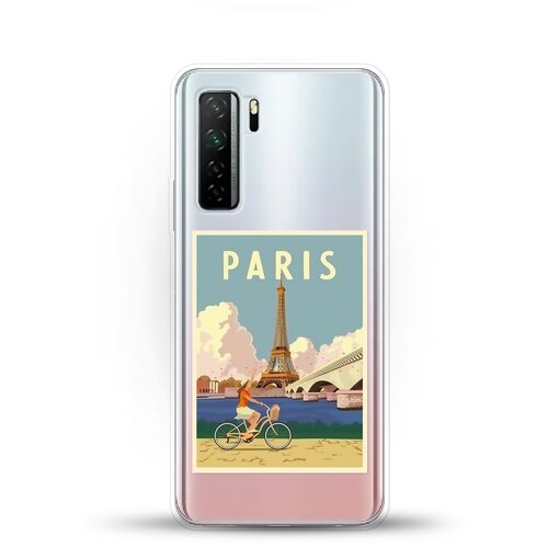 фото Силиконовый чехол париж на huawei nova 7 se andy & paul