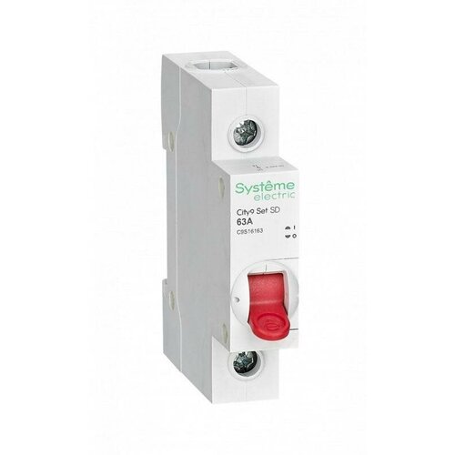 Выключатель нагрузки 1P 63А City9 Systeme Electric C9S16163