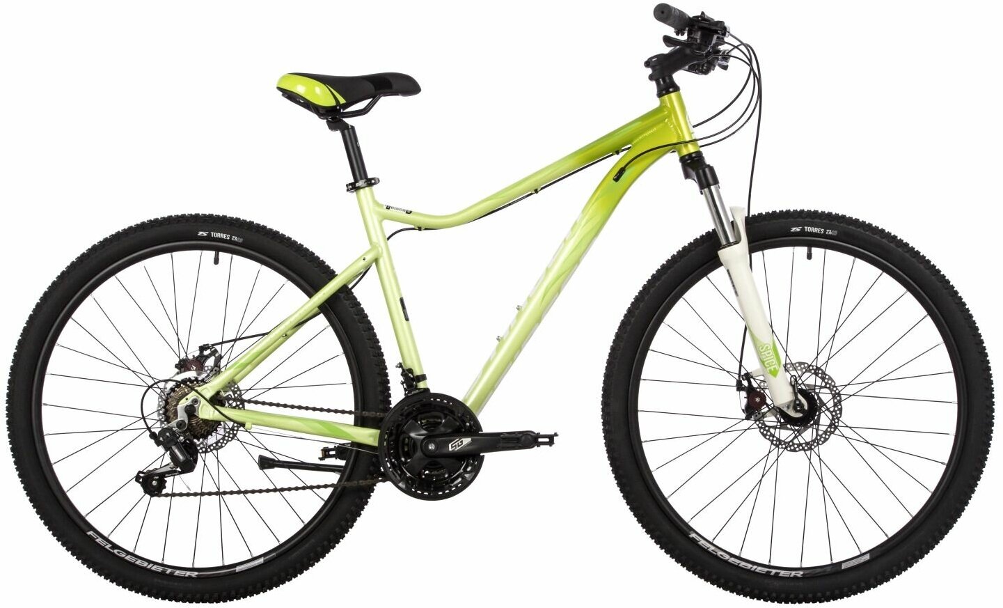 Горный велосипед Stinger Laguna Evo 27.5 (2023) зеленый 19"
