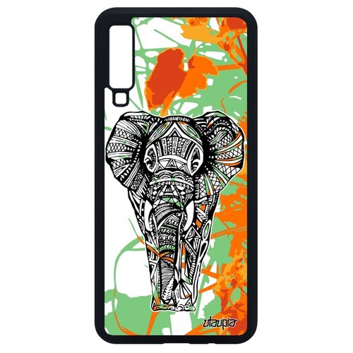 фото Чехол на мобильный galaxy a7 2018, "слон" мудрый древний utaupia