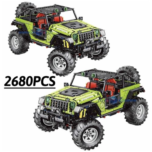 Конструктор внедорожник T5010 модель джипа Wrangler 2680 деталей