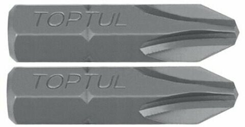 фото Биты для шуруповерта 5/16" 30мм PH1 крестовые профессиональные FSBA1001 TOPTUL (2 штуки)