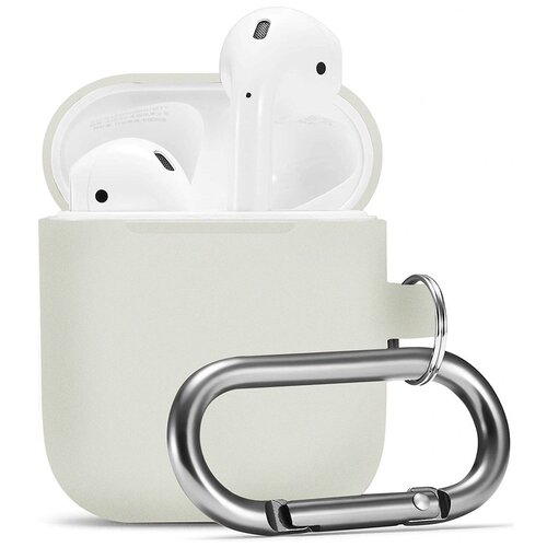 фото Чехол для apple airpods 1/2 силиконовый innozone hang case - неоновый синий (ap2-20c-mk-02)