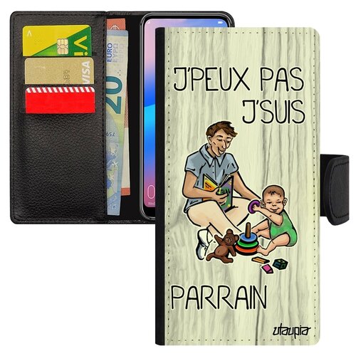 фото Чехол-книжка для мобильного redmi 6a, "не могу - стал крестным!" повод шутка utaupia