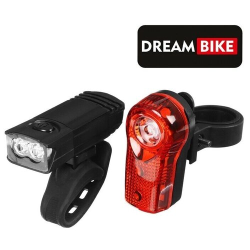 Комплект велосипедных фонарей, JY-7045+JY-173A комплект фонарей jy 267 18 чёрные 560150