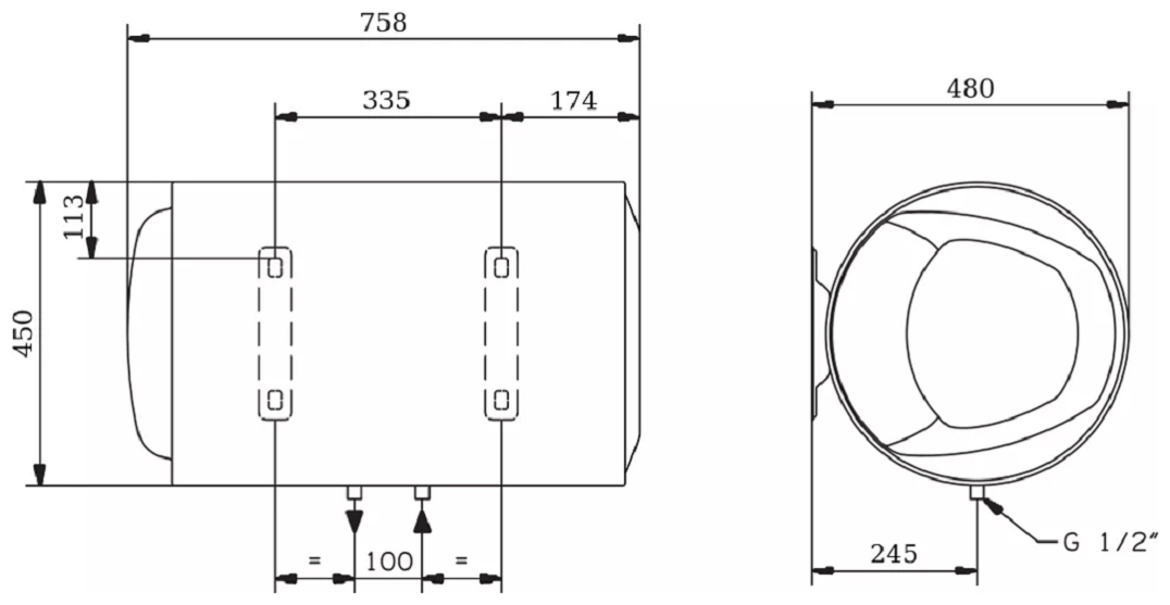 Водонагреватель Ariston PRO1 R ABS 80 H - фотография № 3