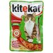 Влажный корм Kitekat для кошек, говядина в желе, пауч, 85 г