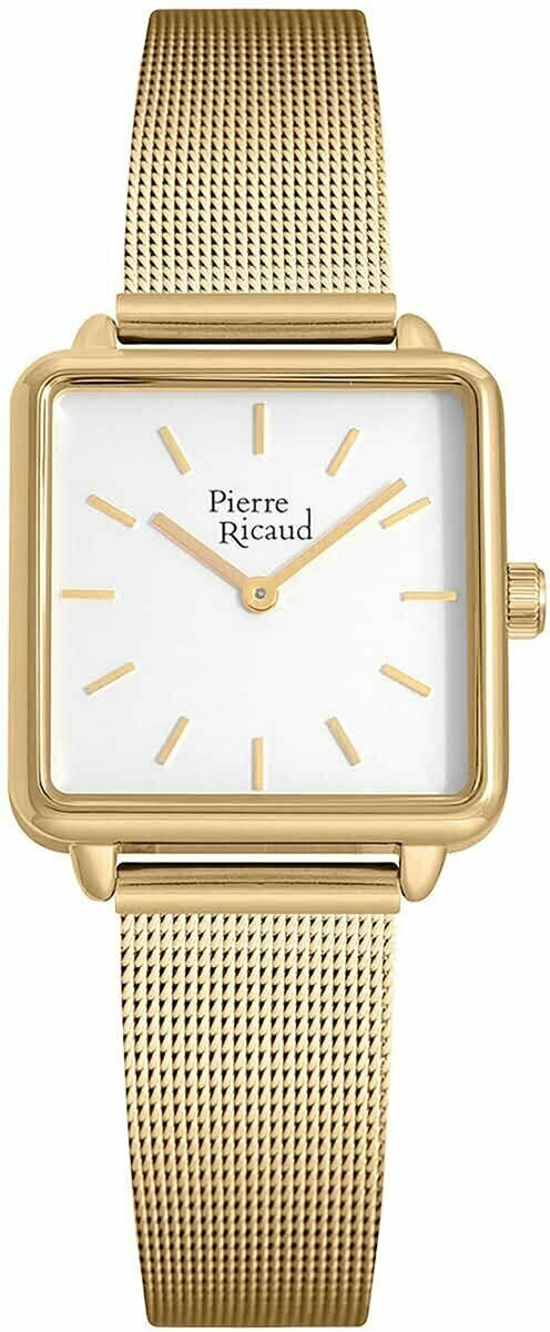 Наручные часы Pierre Ricaud, белый, золотой