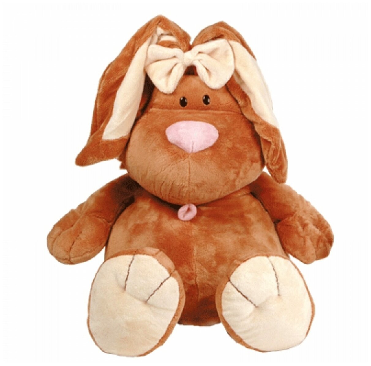 Мягкая игрушка Gulliver Кролик коричневый сидячий, 40 см (7-42045)