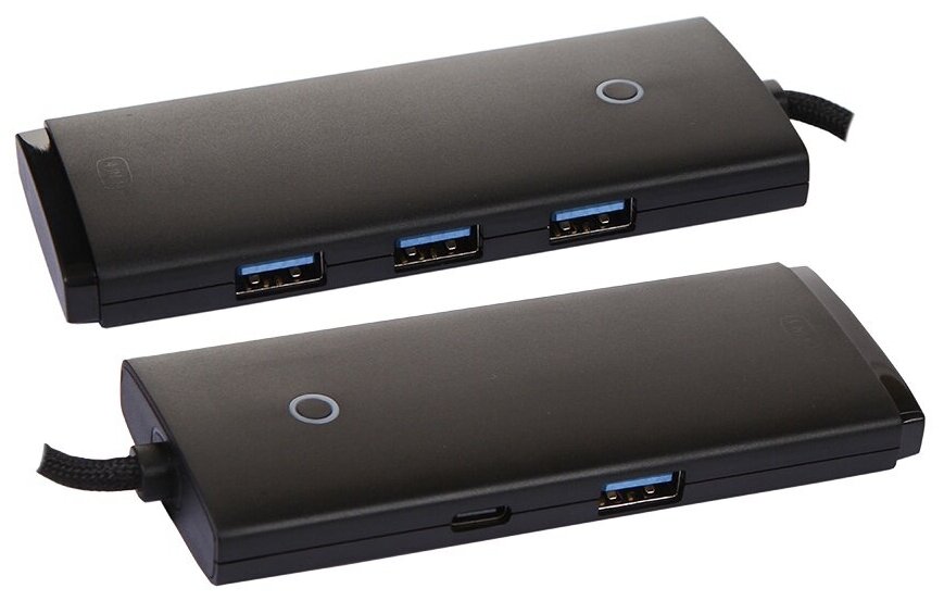 Baseus Lite Series Type-C - 4xUSB 3.0 2m Black WKQX030501