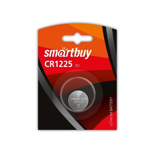 батарейка smartbuy cr123a в упаковке 1 шт Батарейка SmartBuy CR1225, в упаковке: 1 шт.
