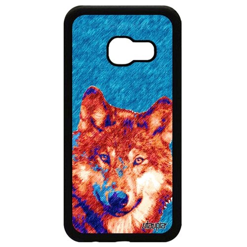 фото Чехол на смартфон samsung galaxy a3 2017, "дикий волк" хищник злой utaupia