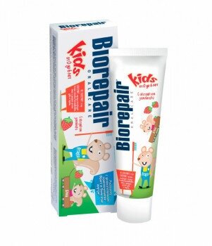 Зубная паста Biorepair Kids со вкусом земляники (от 0 до 6 лет), 50 мл