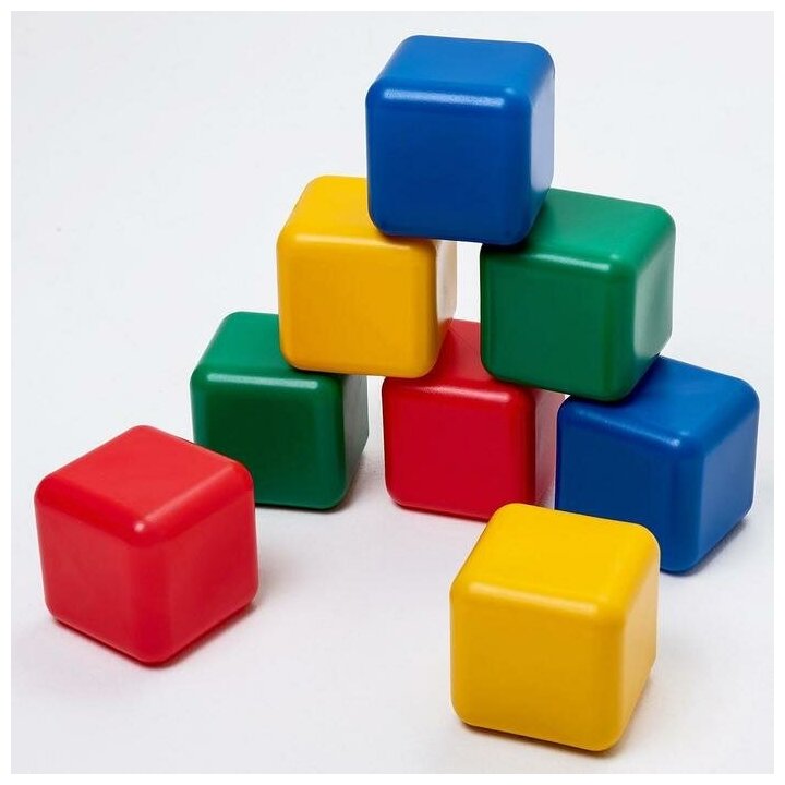 Соломон Набор цветных кубиков, 8 штук, 12 х 12 см