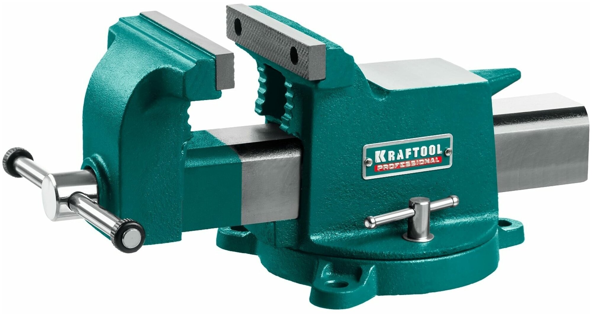 Стальные слесарные тиски STEEL 125 мм KRAFTOOL 32701-125