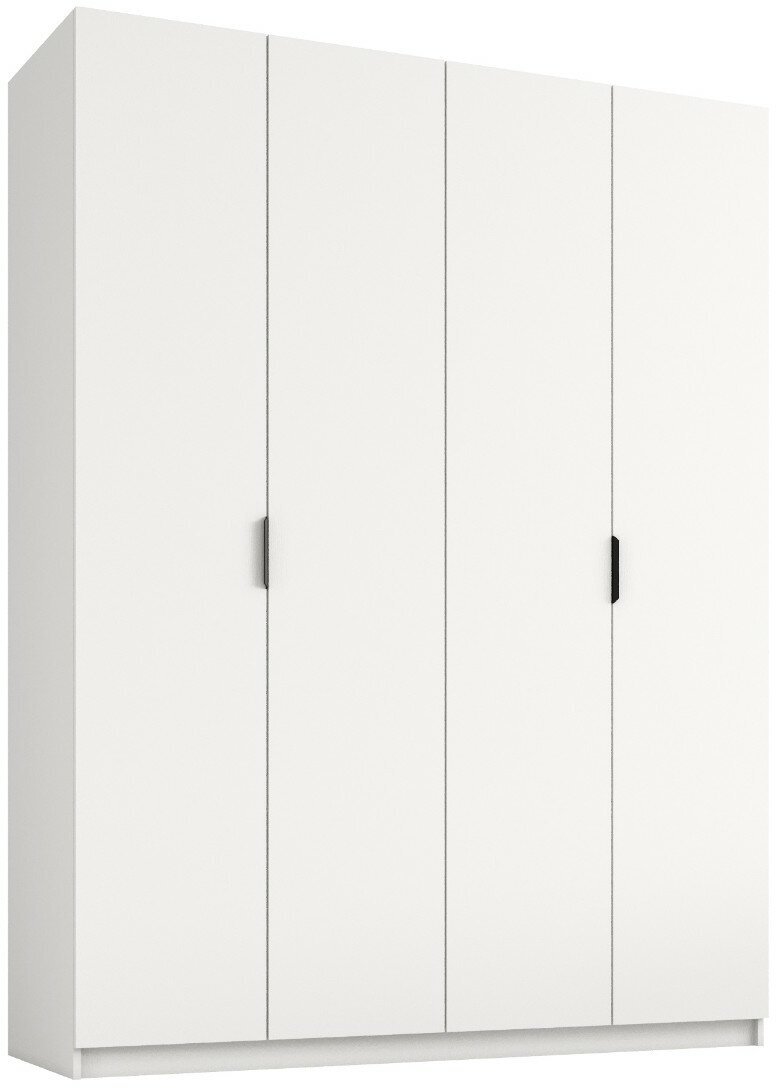 Шкаф Паула 4 цвет белый 2000-550-2200 наполнение платье/белье