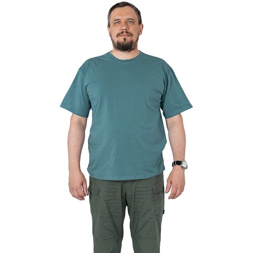 фото Футболка kg, размер 48, бирюзовый