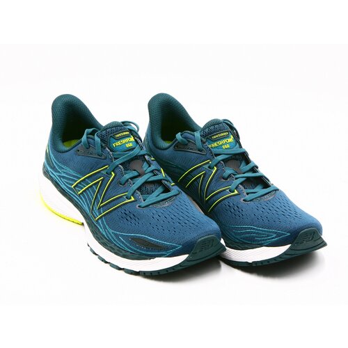 Кроссовки New Balance Fresh Foam Fresh Foam 860v12, демисезон/лето, беговые, полнота D, анатомическая стелька, воздухопроницаемые, нескользящая подошва, размер 10.5US, зеленый  - купить