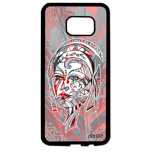 фото Чехол на samsung galaxy s7 edge, "портрет женщины" fleur цветок utaupia