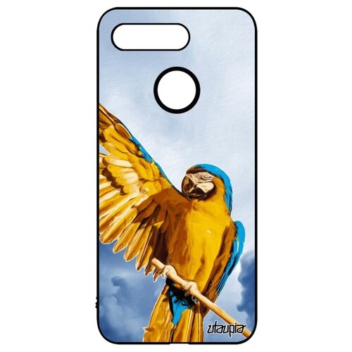 фото Чехол для honor v20 / view 20, "попугай" тропики птица utaupia