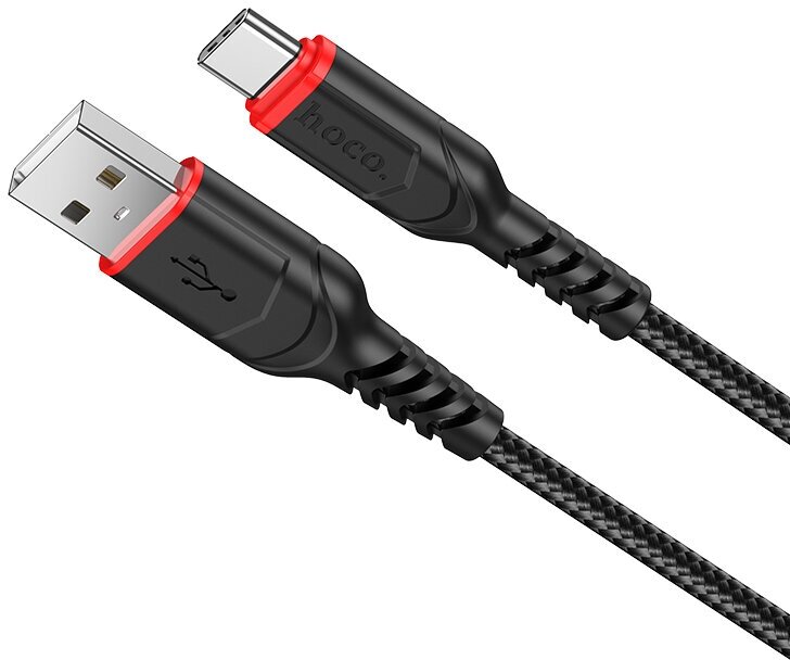 Кабель USB HOCO X59 Victory USB - Type-C 3A 1 м черный