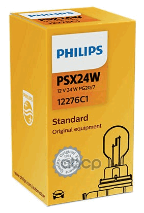 Лампа Сигнальная Psx24w 12v 24w (Коробка 1 Шт ) Philips арт. 12276C1