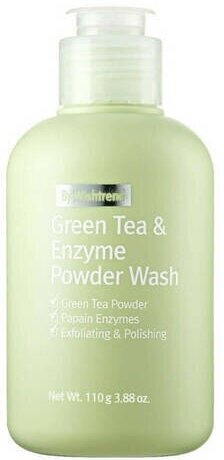 By Wishtrend Пудра энзимная с зелёным чаем - Green tea & enzyme powder wash, 110г