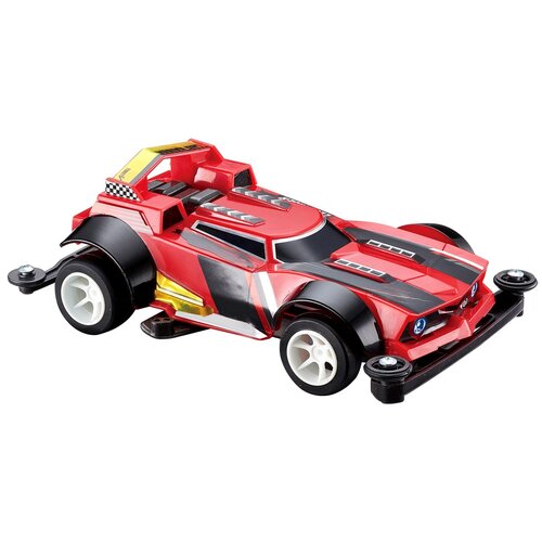 Гоночная машина YOUNG TOYS Tobot Super Racing Leon Rover 301204, 14 см, красный/черный тобот машинка леон ровер супер рэйсинг tobot