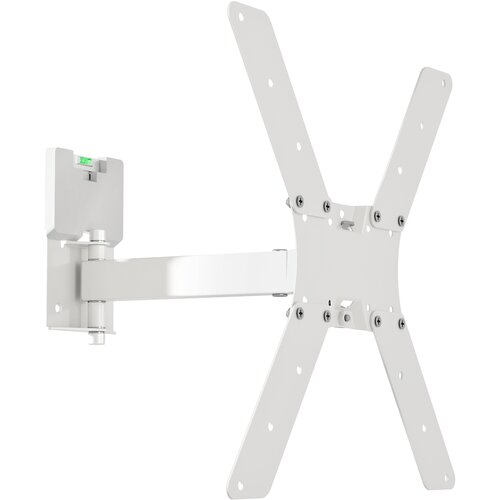 Кронштейн для ТВ HOLDER HOLDER LCDS-5520-W [400x400; Н+П+1 –20°/20°; Поворот 120°; Расст. от стены: 65-310 мм; До 45 кг; 32”-55”; белый]