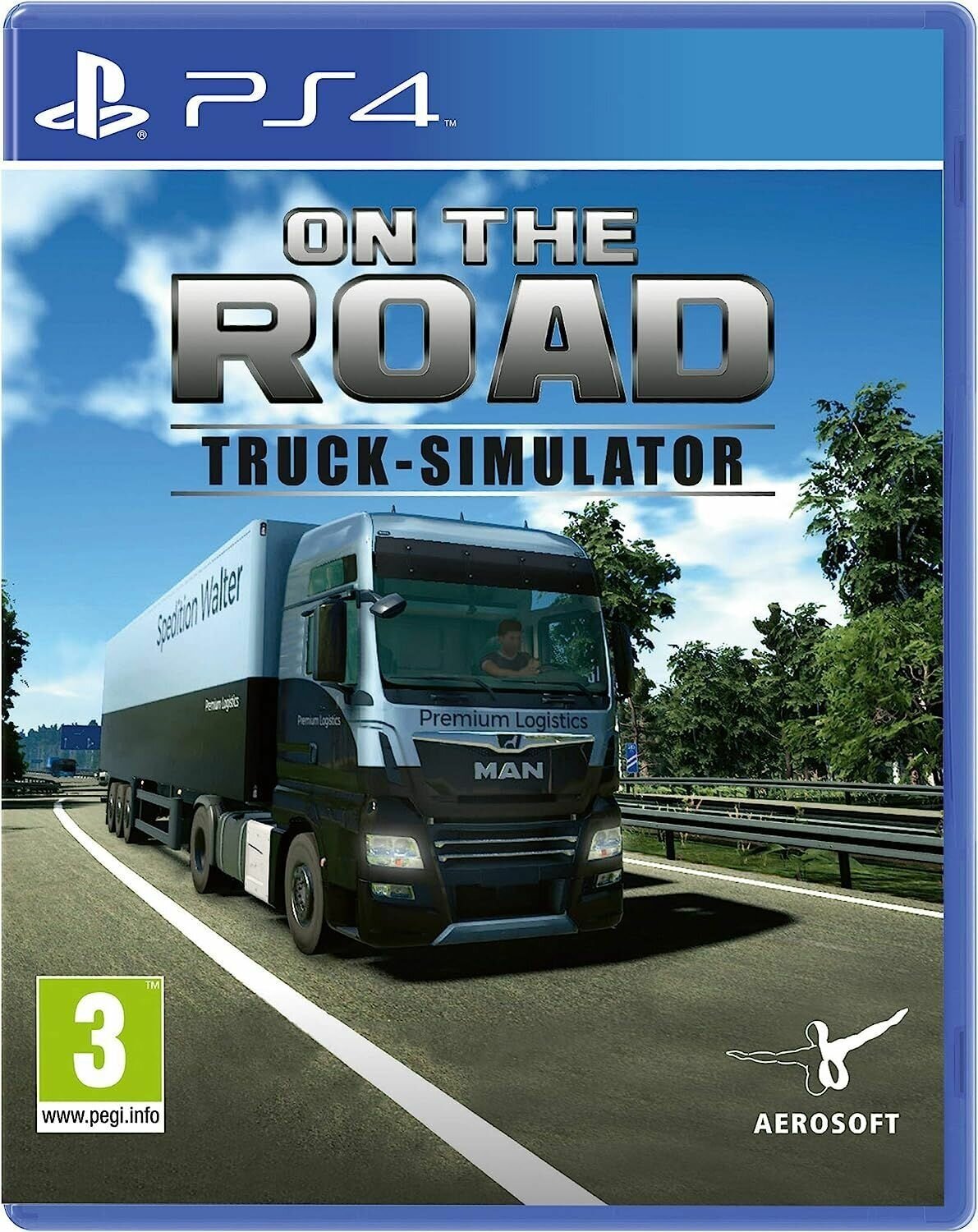 Игра On The Road Truck Simulator (PlayStation 4, Английская версия)