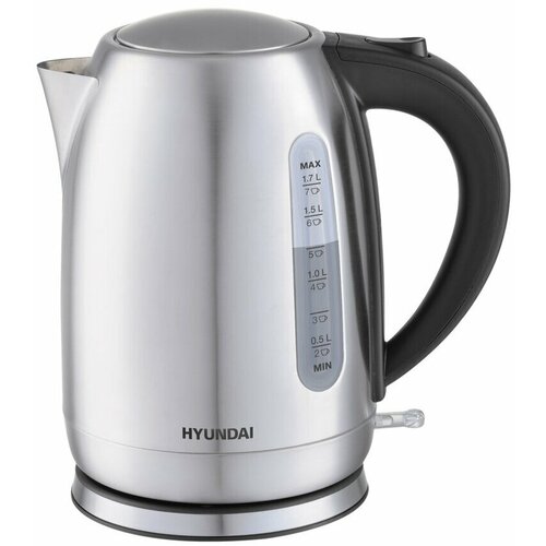 Электрочайник Hyundai HYK-S2014 silverblack 158300₽