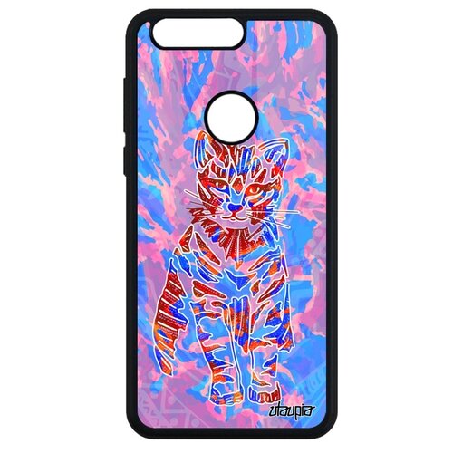фото Чехол на мобильный honor 8, "кот" cat дикий utaupia