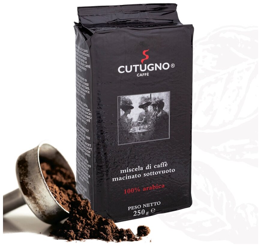 Кофе молотый арабика 100 %, Cutugno Nero, 250 гр., 100% Arabica, вакуумная упаковка - фотография № 3