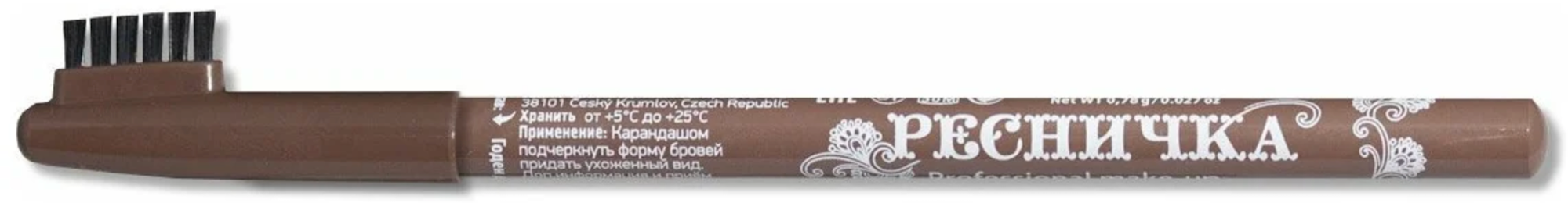 Ресничка - Карандаш для бровей тон 212 Умеренно серо-коричневый 4 г