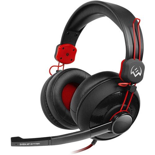 Наушники и гарнитура SVEN Наушники с микрофоном т м Sven AP-G777MV Black-Red 280900₽