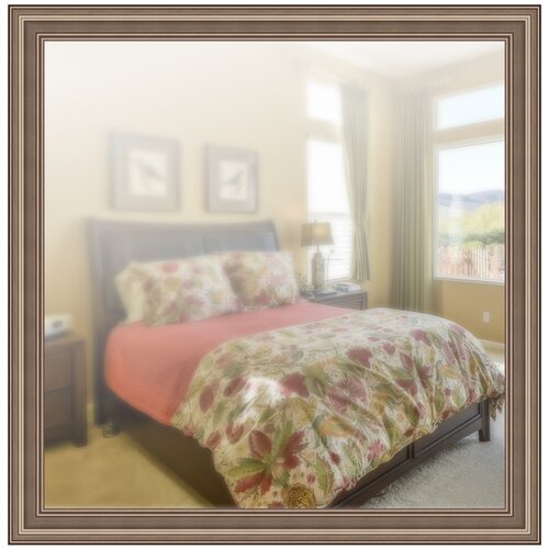 фото Зеркало в широкой раме 79 x 80 см, модель p054059 аурита