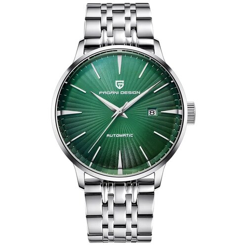 Наручные часы Pagani Design, зеленый, серебряный