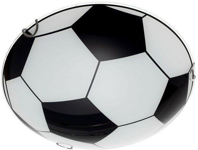 Светильник настенно-потолочный "Мяч" 2 лампы E27 40Вт д.300 h.5,5 см. - фотография № 1