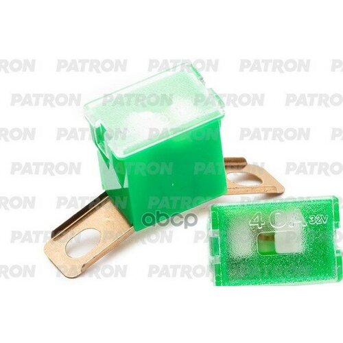 Предохранитель Блистер 1Шт Pla Fuse Pal298 40A Зеленый 36X12x21.5mm PATRON арт. PFS126