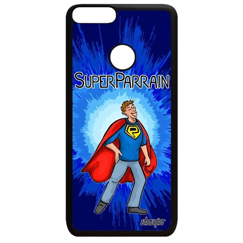 фото Чехол для смартфона huawei p smart 2018, "суперкрестный" папа смешной utaupia